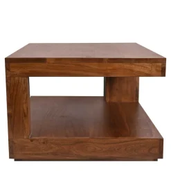 New 90x40x60 Design Couchtisch aus massivem Holz - Macherie Tische