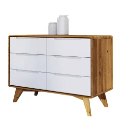 Outlet 90x63x40 Design Kommode mit sechs Schubladen - Diesta Tv & Hifi-Möbel|Lowboards