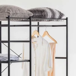 Clearance 120x182x45 Garderoben Regal mit Stange - Nalisha Regale