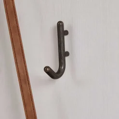 41x195x9 Garderobenpaneel mit 4 festen Haken - Nurelcas Garderoben