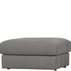 Best 98x44x90 Gepolsterter Hocker in Grau - Luosa Hocker