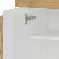 Clearance 60x97x34 Highboard fürs Bad zweifarbig - Aspariavo Highboards