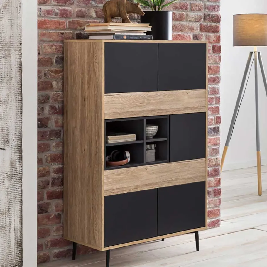 78x130x39 Highboard zweifarbig - Marica Highboards