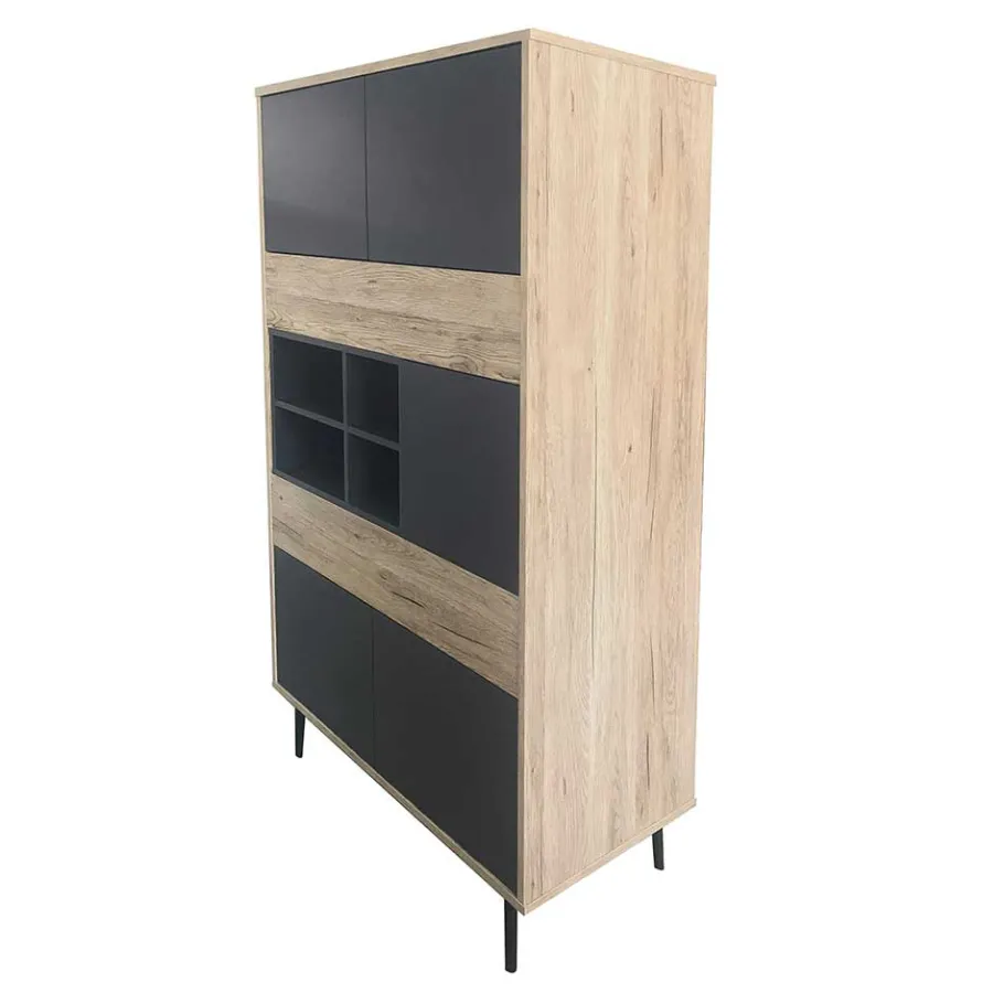 78x130x39 Highboard zweifarbig - Marica Highboards