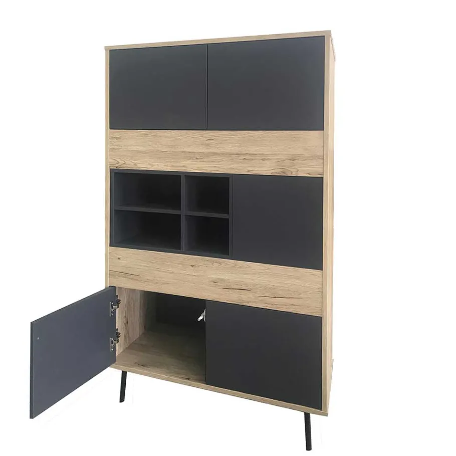 78x130x39 Highboard zweifarbig - Marica Highboards