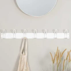 Best 100x14x7 Hängende Garderobe mit 7 doppelten Haken - Thilado Garderoben