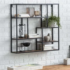 80x80x20 Hängeregal im Industry Look - Mendoza Regale