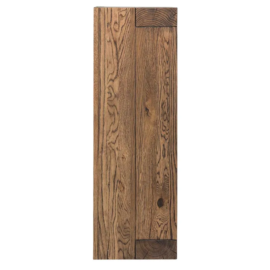 50x105x35 Hängevitrine aus Eiche in Wenge - Sieno Vitrinen