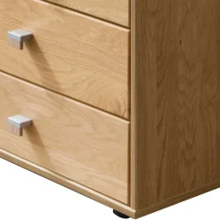 Sale 60x86x43 Hochkommode in Beige Glas & Eiche - Emdsiva Kommoden