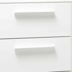 Best 50x111x49 Hochkommode in Weiß aus Buche - Volcma Kommoden