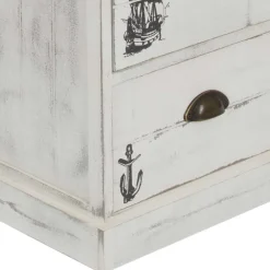 40x104x30 Hochkommode mit maritimen Motiven - Maggiore Kommoden