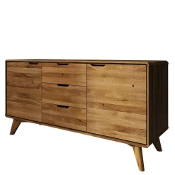 134x63x40 Holz Sideboard aus Wildeiche - Eavy Tv & Hifi-Möbel|Lowboards