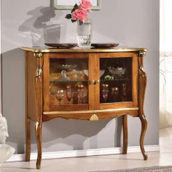 108x100x40 Italienische Vitrine 2-türig - Carlenna I Vitrinen