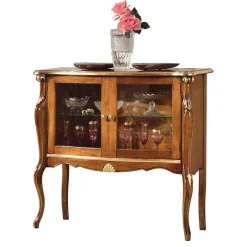 108x100x40 Italienische Vitrine 2-türig - Carlenna I Vitrinen