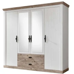 Sale 215x201x60 Kleiderschrank Country Style - Nedita Kleiderschränke|Schränke