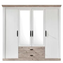 Sale 215x201x60 Kleiderschrank Country Style - Nedita Kleiderschränke|Schränke