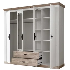 Sale 215x201x60 Kleiderschrank Country Style - Nedita Kleiderschränke|Schränke