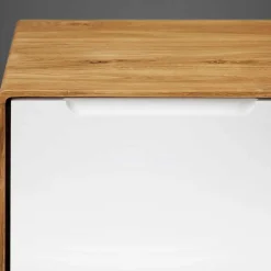 90x48x40 Kleine Kommode in Wildeiche & Weiß - Diesta Tv & Hifi-Möbel|Lowboards