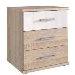 Outlet 46x58x40 Kleine Kommode mit drei Schubladen - Fabricus Kommoden