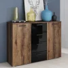Best 132x93x38 Kommode in Wildeiche dunkel - Ulpro Sideboards