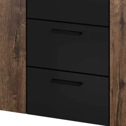 Best 132x93x38 Kommode in Wildeiche dunkel - Ulpro Sideboards