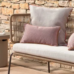 Sale 135x80x65 Kordelgeflecht Sofa mit Sitzpolster - Membres Sitzbank