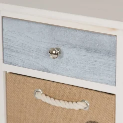 Sale 38x74x28 Landhaus Kommode mit vier Schubladen - Amare Kommoden