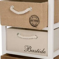 Sale 38x74x28 Landhaus Kommode mit vier Schubladen - Amare Kommoden