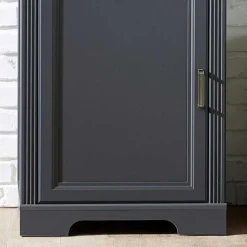 Best 66x204x42 Landhausvitrine beleuchtet LED - Thumbs Vitrinen