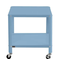 Outlet 46x48x46 Metall Beistelltisch in Petrol Blau - Fotios Tische