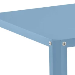Outlet 46x48x46 Metall Beistelltisch in Petrol Blau - Fotios Tische