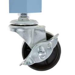 Outlet 46x48x46 Metall Beistelltisch in Petrol Blau - Fotios Tische