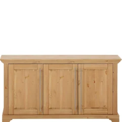 Best 132x70x39 Moderne Holzkommode mit drei Türen - Noellisa Sideboards