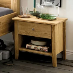 Sale 47x50x37 Nachtkommode aus Wildeiche Massivholz - Cilian Kommoden