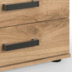 Sale 52x58x38 Nachtkommode in Plankeneiche Optik - Enegal Kommoden