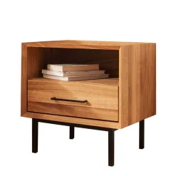 Best 51x50x40 Nachtkommode mit Fach & Schublade - Kerfa Kommoden