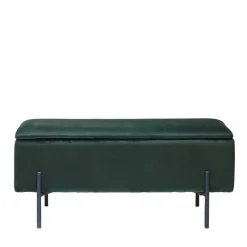 95x46x37 Polsterbank in Grün Samt - Vongura Sitzbank