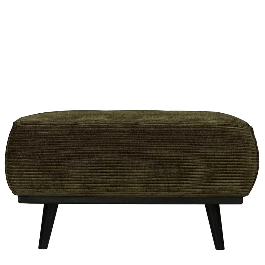 Best 80x40x55 Polsterhocker in Dunkelgrün - Pleano Hocker