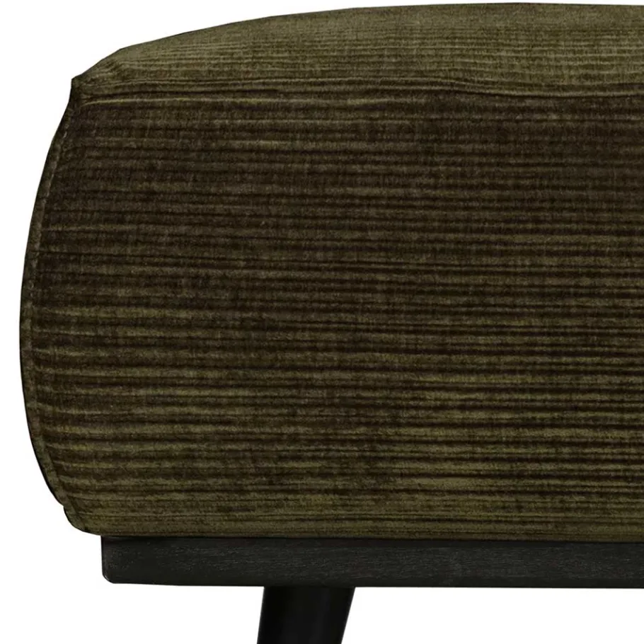 Best 80x40x55 Polsterhocker in Dunkelgrün - Pleano Hocker