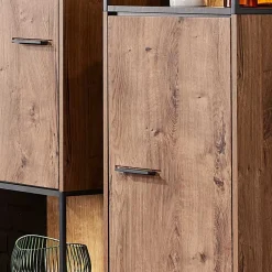 Best 45x156x38 Regal mit Schrankfach Industrial - Xindus Vitrinen