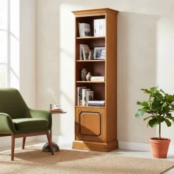 Best 58x194x35 Regal mit Tür & vier Fächern - Kimms Regale|Vitrinen