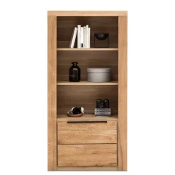 Best 70x141x40 Regal mit Türfach in Eiche - Nelenia Regale|Vitrinen