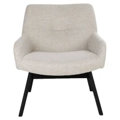 Best 63x73x65 Retro Sessel in Creme Weiß - Solanda Sessel