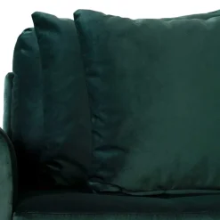 290x76x170 Samt Ecksofa im Skandi Design - Bonisa Sofas