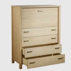 Best 85x110x43 Schrank mit Schreibklappe - Settsura Tische