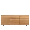 Best 150x75x40 Sideboard in Eiche Natur Furnier - Virona Sideboards