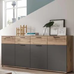 Sale 180x87x40 Sideboard mit 2 Schubladen & 4 Türen - Lucios Sideboards