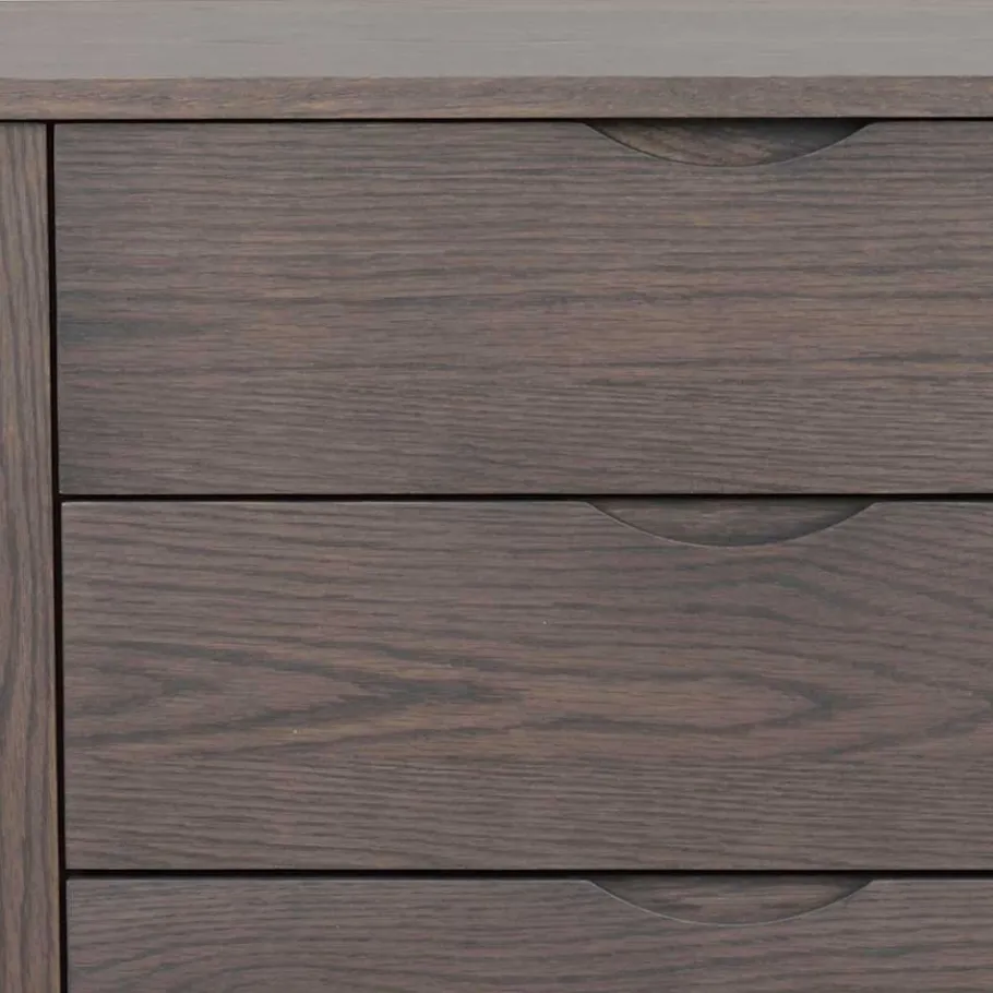 150x85x40 Skandi Sideboard in Eiche Dunkelbraun - Lomarios Sideboards