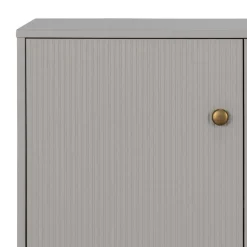 160x78x46 Skandi Sideboard 4-türig in Grau - Huvina Sideboards