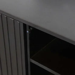 100x56x44 2-türiges TV Board in Schwarz - Gelvins Lowboards